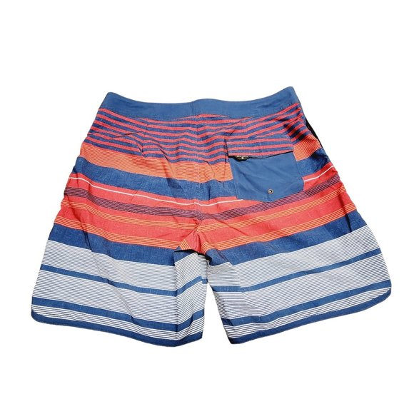 Ocean Current Swim Trunks - Men‎ Size 36 - NWOT - Red White Blue - Picture 2 of 6